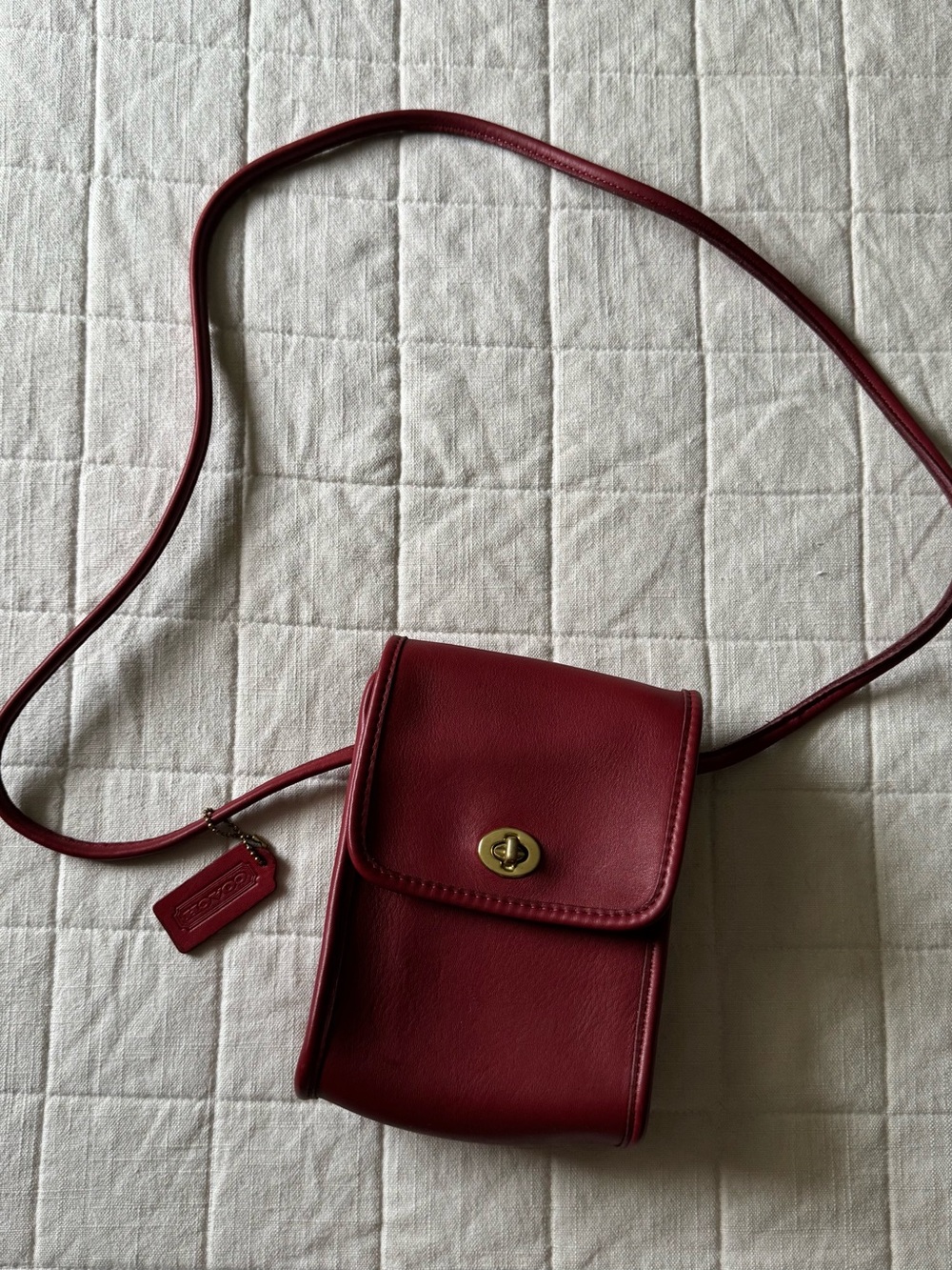 Coach Vintage Leather Scooter Bag #9893